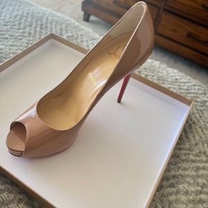 Christian Louboutin SO KATE STRASS BOUM 120 Crystal Suede Pump Heels Shoes  $1895